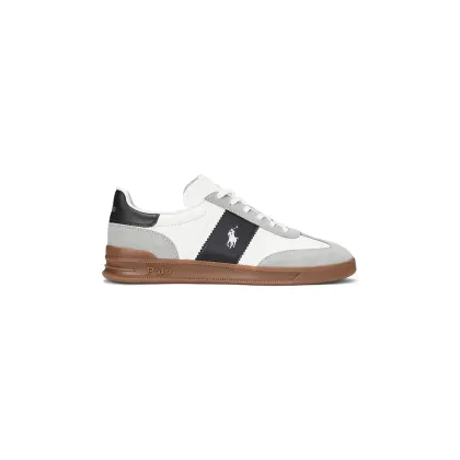 Zdjęcie Polo Ralph Lauren sneakersy skórzane Hrt Aera Pp kolor biały 809956119002
