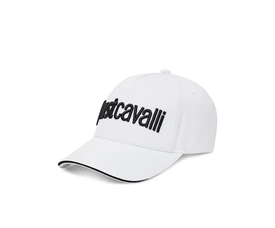 obrazek 1 Just Cavalli Czapka z daszkiem 78RAZK30 ZG192 Biały