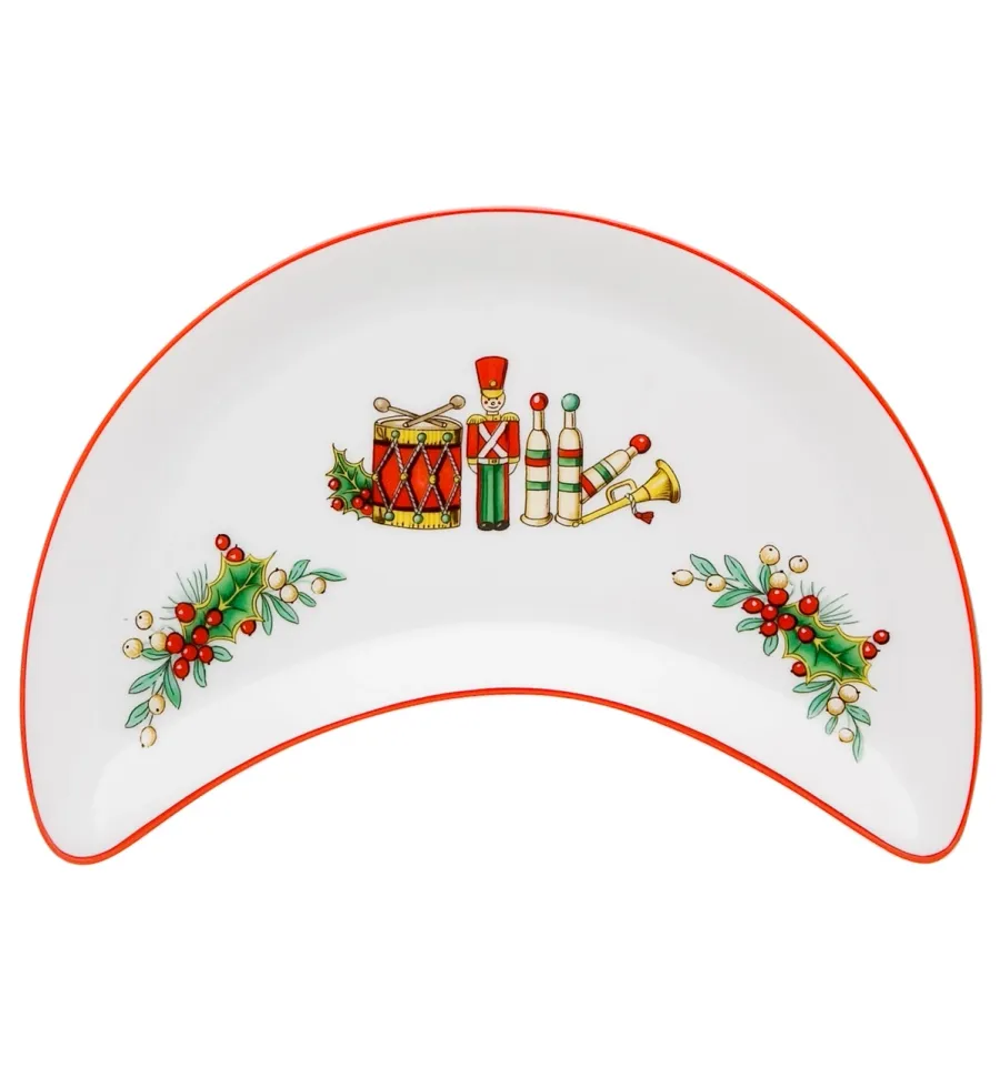 obrazek 2 Zestaw 6 talerzy na sałatkę z porcelany z kolekcji Christmas Magic inspirowanej Londynem - Vista Alegre