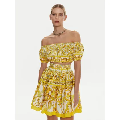 Zdjęcie Dolce&Gabbana Bluzka F755RT HH5BA Żółty Regular Fit