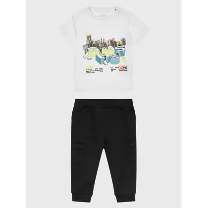 Zdjęcie Guess Komplet t-shirt i spodnie I3RG18 K6YW0 Kolorowy Regular Fit