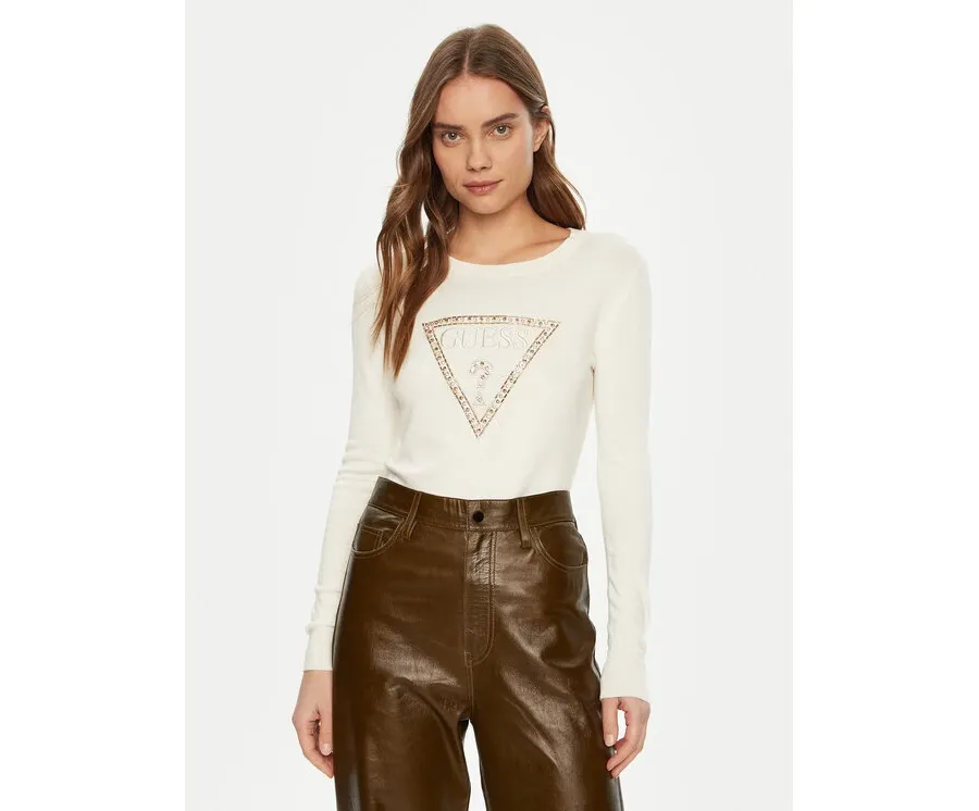 obrazek 1 Guess Bluzka W5RR39 Z2NQ2 Biały Regular Fit
