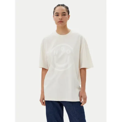 Zdjęcie HUGO T-Shirt 50511471 Beżowy Oversize