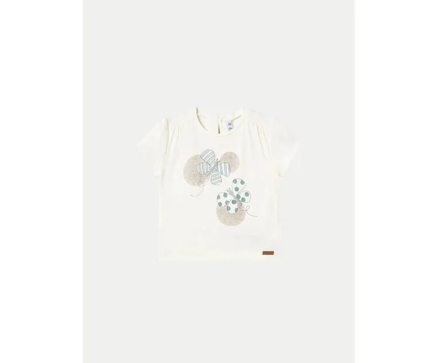 obrazek 1 Mayoral T-Shirt 1043 Écru Regular Fit