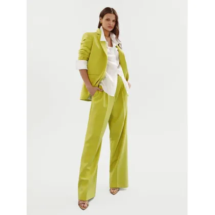 Zdjęcie Hugo Spodnie materiałowe Helepher 50508637 Zielony Relaxed Fit HUGO