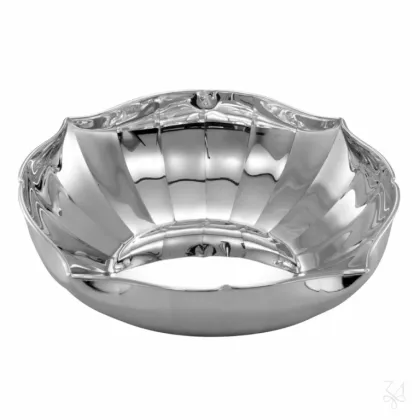 Zdjęcie Stylowa kwadratowa srebrna misa Shaped Openwork - Zaramella Argenti