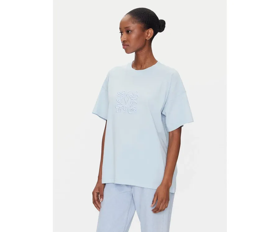 obrazek 1 ViCOLO T-Shirt RD0119 Błękitny Regular Fit