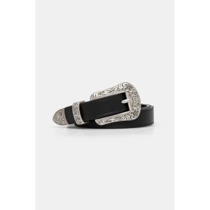 Zdjęcie Kenzo pasek skórzany 20 mm Western Belt damski kolor czarny FE68CE042L25.99