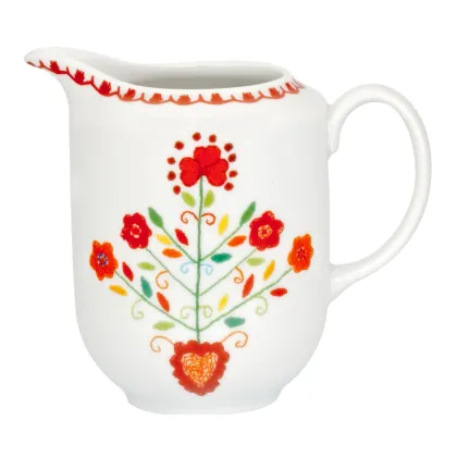 Picture Vila Verde porcelain milk jug with a motif referring to Valentine's Day tissues - Vista Alegre
