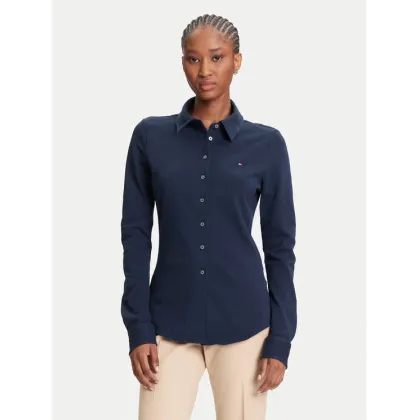 Zdjęcie Tommy Hilfiger Koszula 1985 WW0WW43528 Granatowy Slim Fit