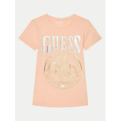 Zdjęcie Guess T-Shirt J5RI20 K6YW4 Koralowy Regular Fit