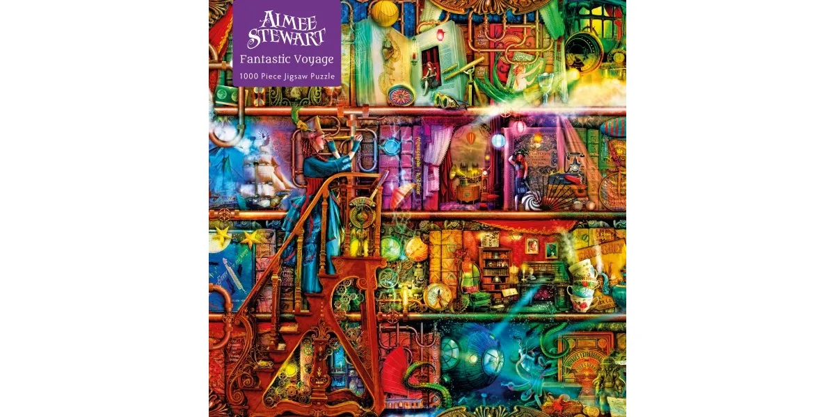 Adult Jigsaw Aimee Stewart - Fantastic Voyage: Puzzle 1000 Pezzi Per Adulti Con Poster A4