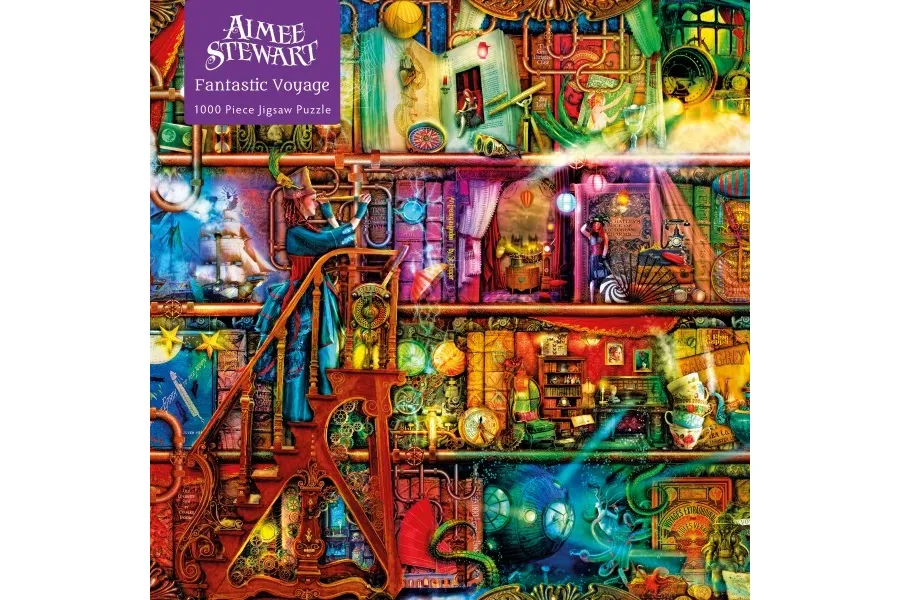 obrazek 1 Puzzle dla dorosłych Aimee Stewart: fantastyczna podróż - Flame Tree Publishing