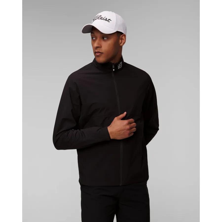 obrazek 1 Czarna Kurtka Przeciwdeszczowa Męska Footjoy Eu Hydrolite X FootJoy