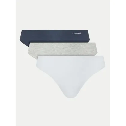 Zdjęcie Calvin Klein Underwear Komplet 3 par stringów Thong 3Pk 000QD5219E Kolorowy