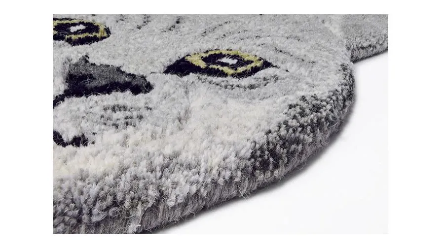 obrazek 2 Dywan dziecięcy Animals Cat Grey