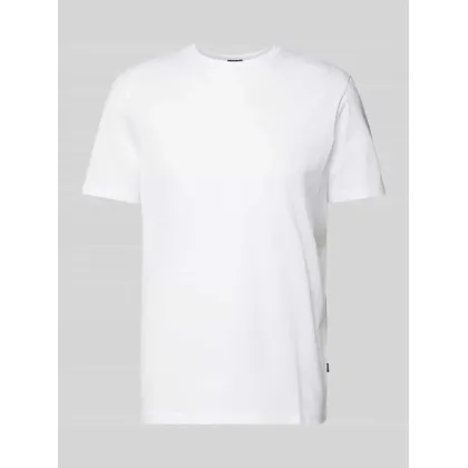 Zdjęcie T-shirt z prążkowanym, okrągłym dekoltem model ‘Cosmo’