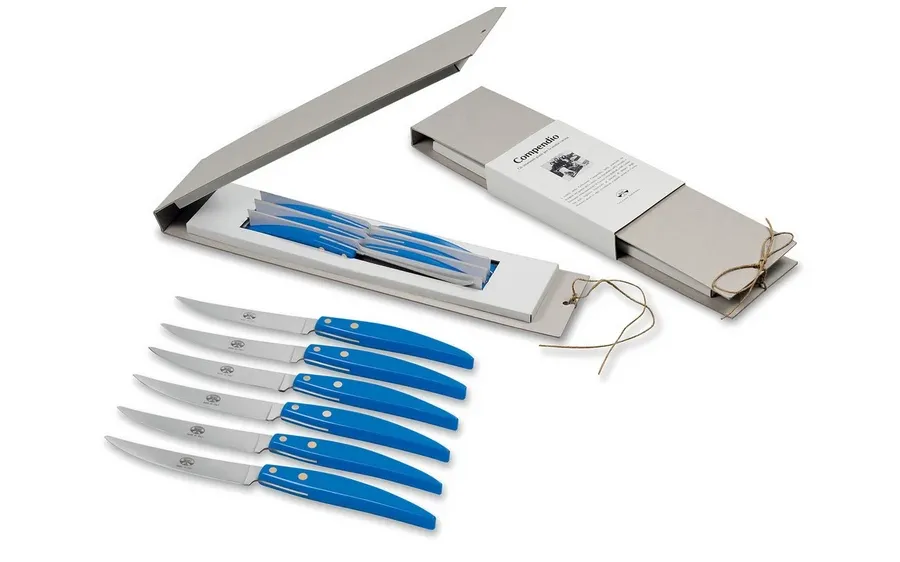 obrazek 6 Wspaniały zestaw noży stołowych włoskiej marki Berti Knives