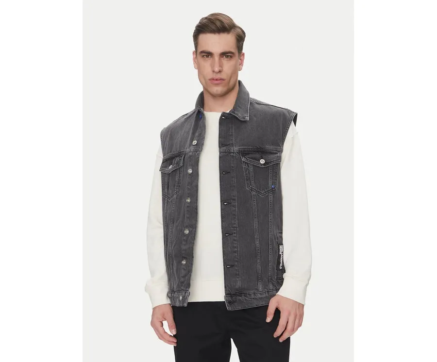obrazek 1 Karl Lagerfeld Jeans Kamizelka A2M14017 Szary Regular Fit