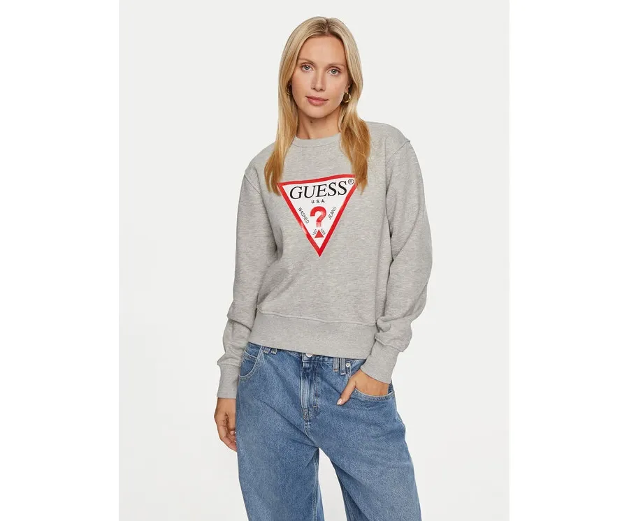 obrazek 1 Guess Bluza W2YQ16 KBA11 Szary Regular Fit