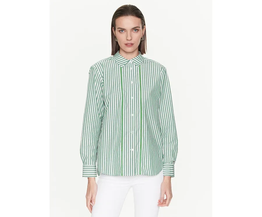 obrazek 1 Tommy Hilfiger Koszula WW0WW37996 Zielony Relaxed Fit