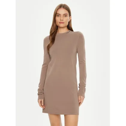 Zdjęcie Calvin Klein Jeans Sukienka codzienna Smooth J20J224831 Beżowy Slim Fit