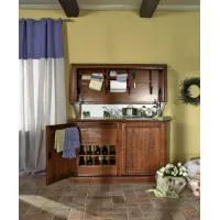 Picture Tasteful Italian mini kitchen with a hatch - Provençal style