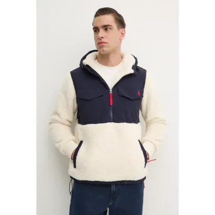 Zdjęcie Polo Ralph Lauren kurtka męska kolor beżowy przejściowa
