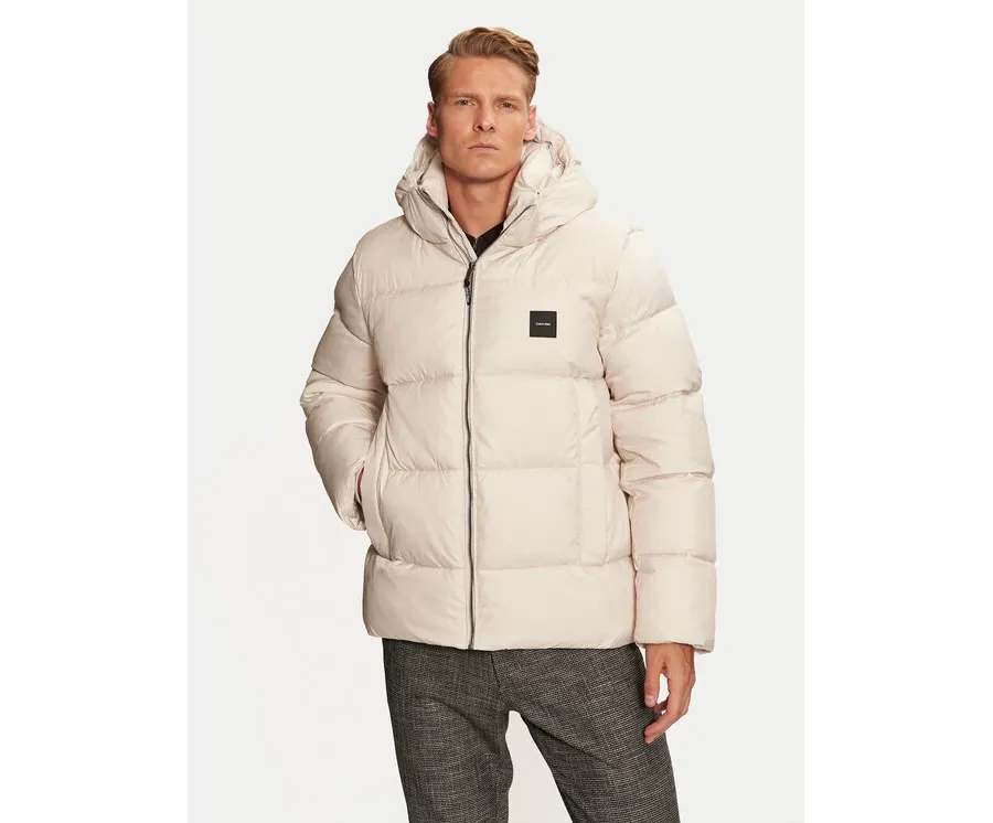 obrazek 1 Calvin Klein Kurtka zimowa K10K113476 Beżowy Regular Fit