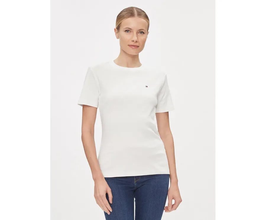 obrazek 1 Tommy Hilfiger T-Shirt New Cody WW0WW40587 Biały Slim Fit