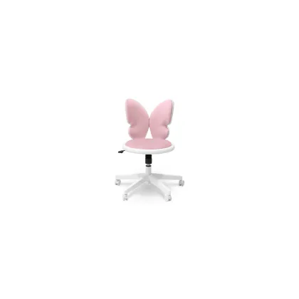 Picture A charming children's office chair in the shape of a butterfly