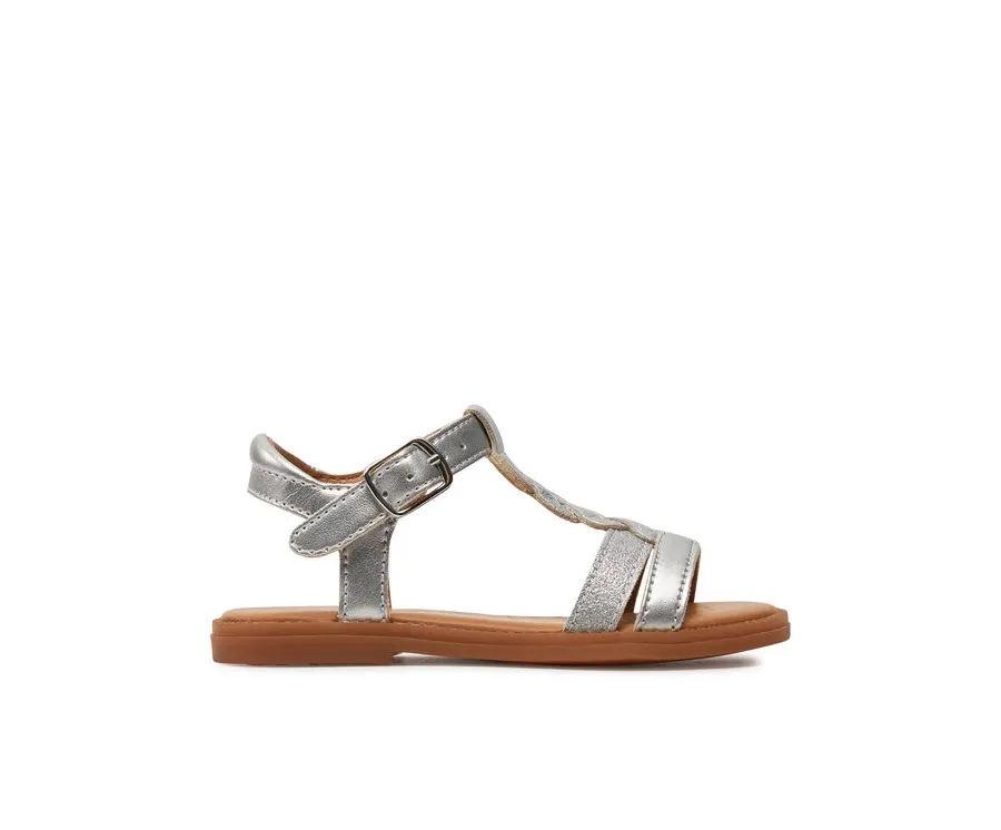 obrazek 1 Geox Sandały J Sandal Karly Girl J4535H 0NFQD C1007 M Srebrny