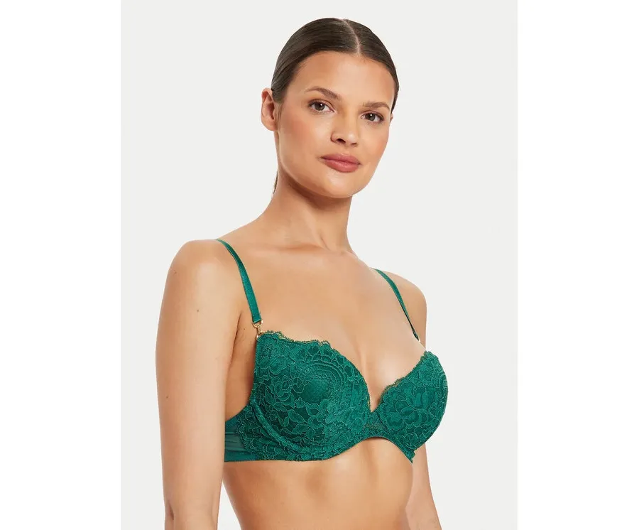 obrazek 1 Guess Biustonosz push-up O4YC15 KCC70 Zielony Regular Fit