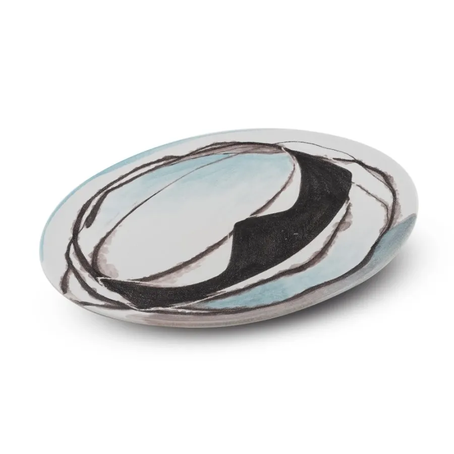 obrazek 1 Genialny duży talerz ceramiczny H.2xL.36xP.36 cm