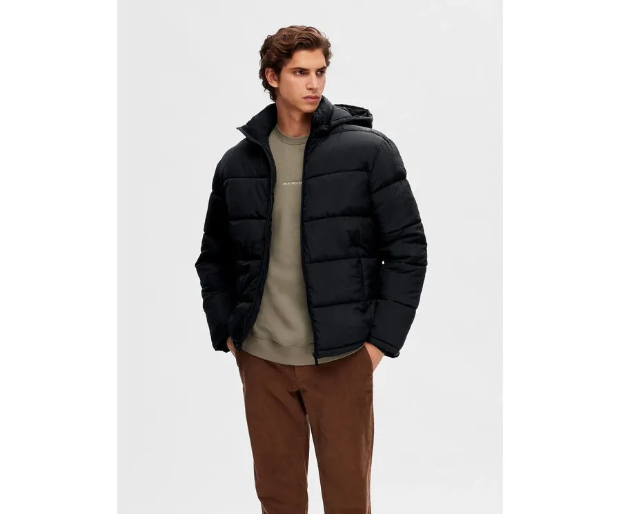 obrazek 1 Selected Homme Kurtka zimowa Cooper 16089957 Czarny Regular Fit