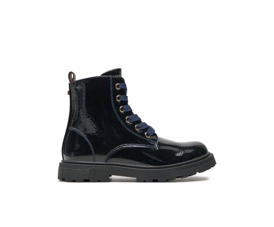 obrazek 1 Tommy Hilfiger Kozaki Lace-Up Bootie T1A5-33564-1237 S Granatowy