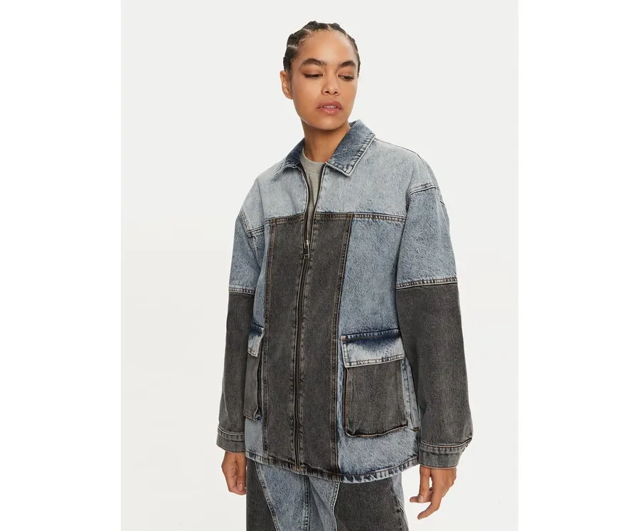 obrazek 1 ROTATE Kurtka jeansowa Mariana 1128221603 Niebieski Oversize