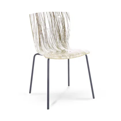 Zdjęcie Designerskie krzesło, siedzisko z metakrylanu - Colico