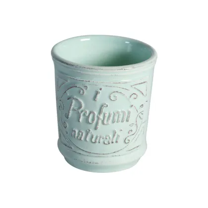 Picture Ceramic mint mug for the bathroom - Virginia Casa