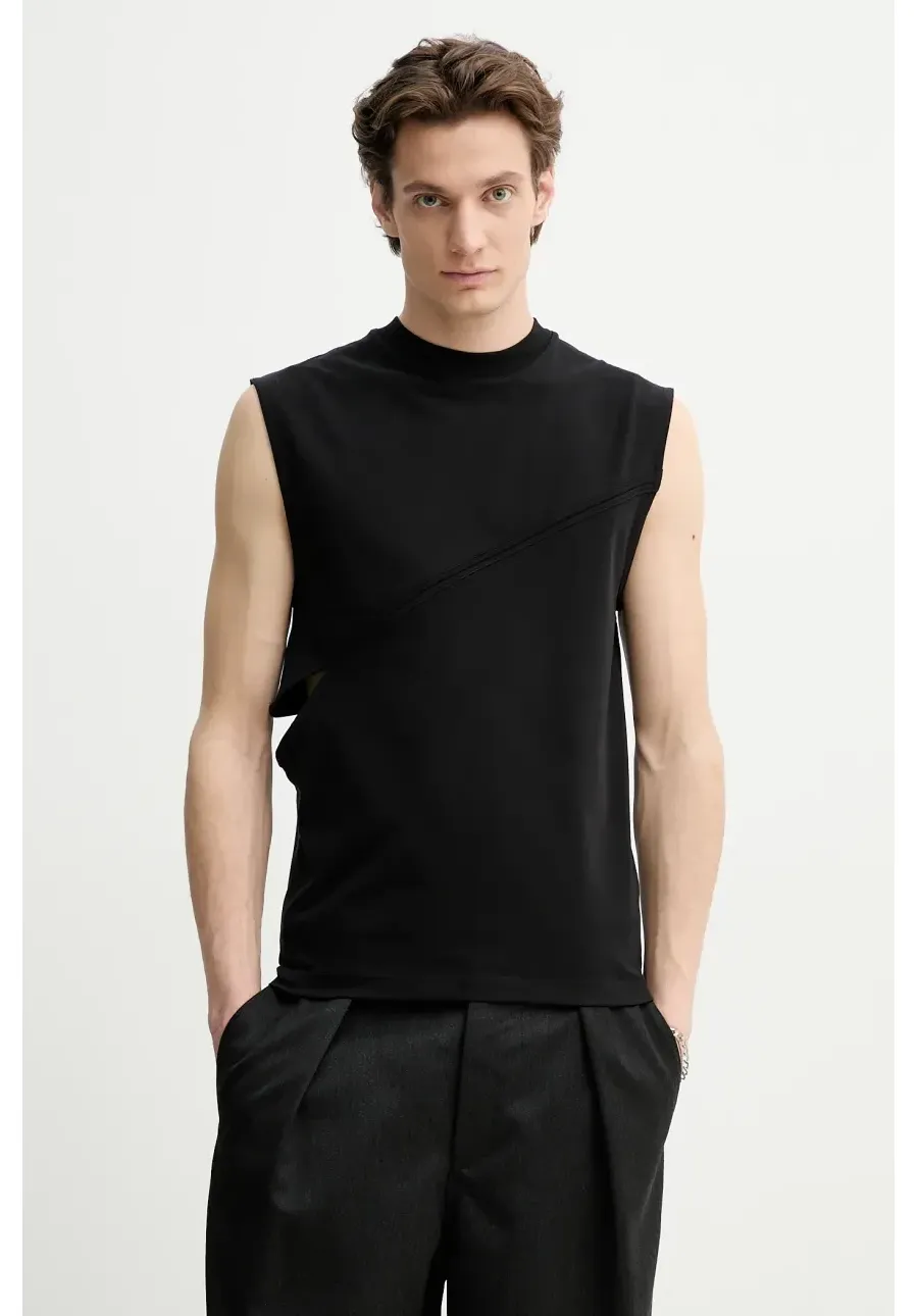 obrazek 1 Heliot Emil t-shirt kolor czarny SS25_M_09_136_BLK01