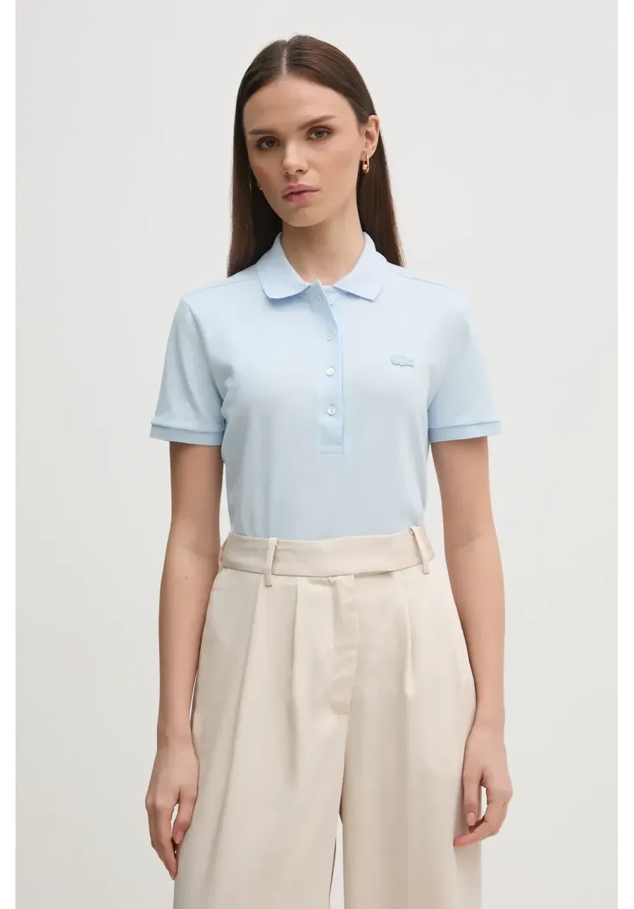 obrazek 1 Lacoste polo damski kolor niebieski PF5462