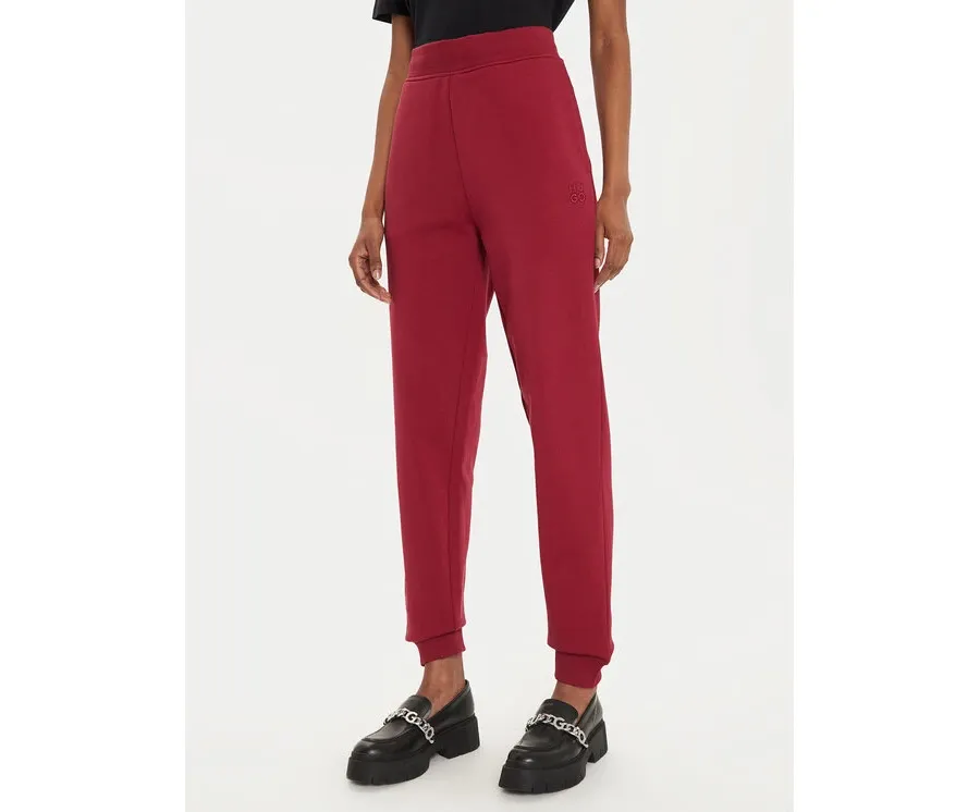 obrazek 1 Hugo Spodnie dresowe Nelfinia 50522417 Czerwony Regular Fit HUGO
