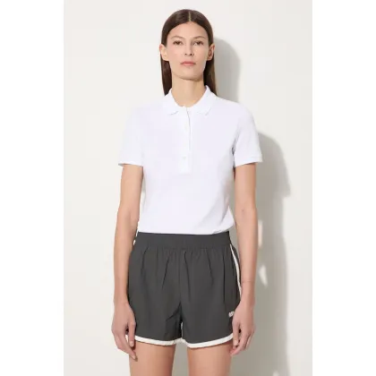 Zdjęcie Lacoste T-shirt PF5462 damski kolor biały z kołnierzykiem PF5462-001