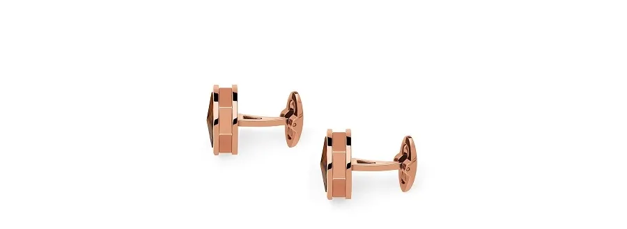 picture 4 Unique Rose Cufflinks - Tiger Eye NeroUno Montegrappa