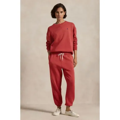 Zdjęcie Polo Ralph Lauren spodnie dresowe kolor czerwony gładkie 211943009