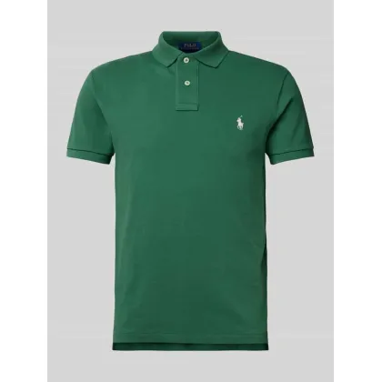 Zdjęcie Koszulka polo o kroju custom fit z czystej bawełny