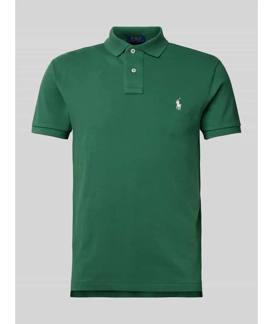 obrazek 1 Koszulka polo o kroju custom fit z czystej bawełny