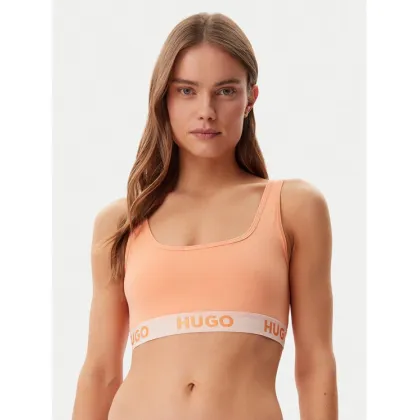 Zdjęcie HUGO Biustonosz top Sporty Logo 50469631 Pomarańczowy