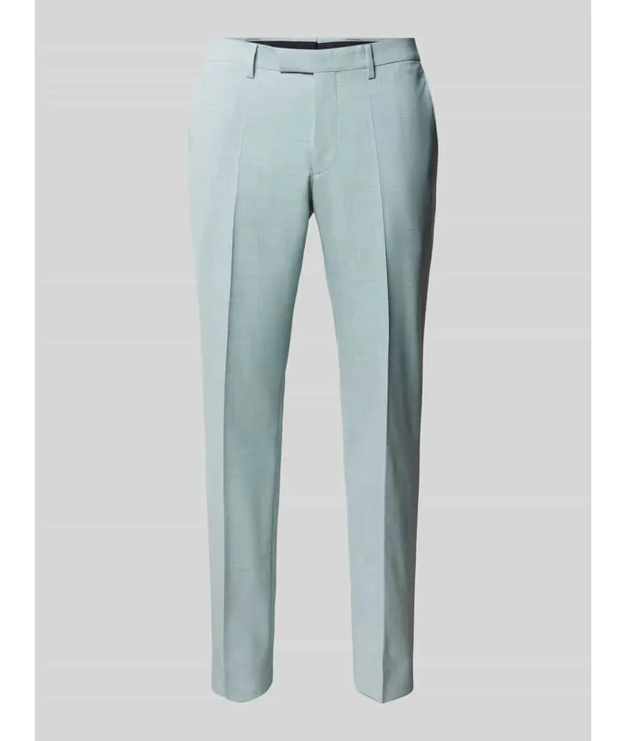 obrazek 1 Spodnie z bocznymi, wpuszczanymi kieszeniami model ‘Ryan’ w kolorze lipowym