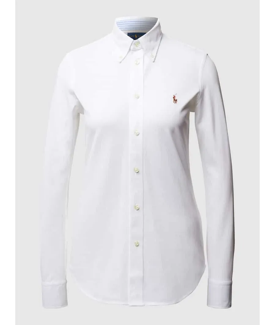 obrazek 1 Bluzka o kroju skinny fit z piki